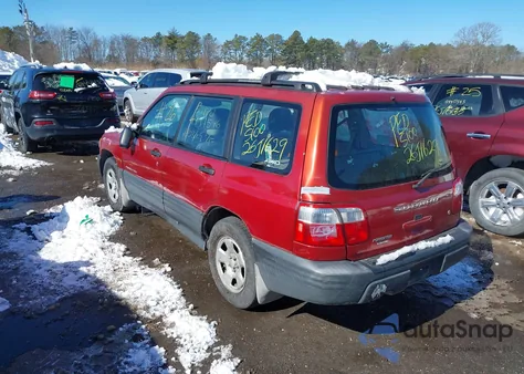 2002 Subaru Forester L из США, поврежденный, VIN JF1SF63582H755313